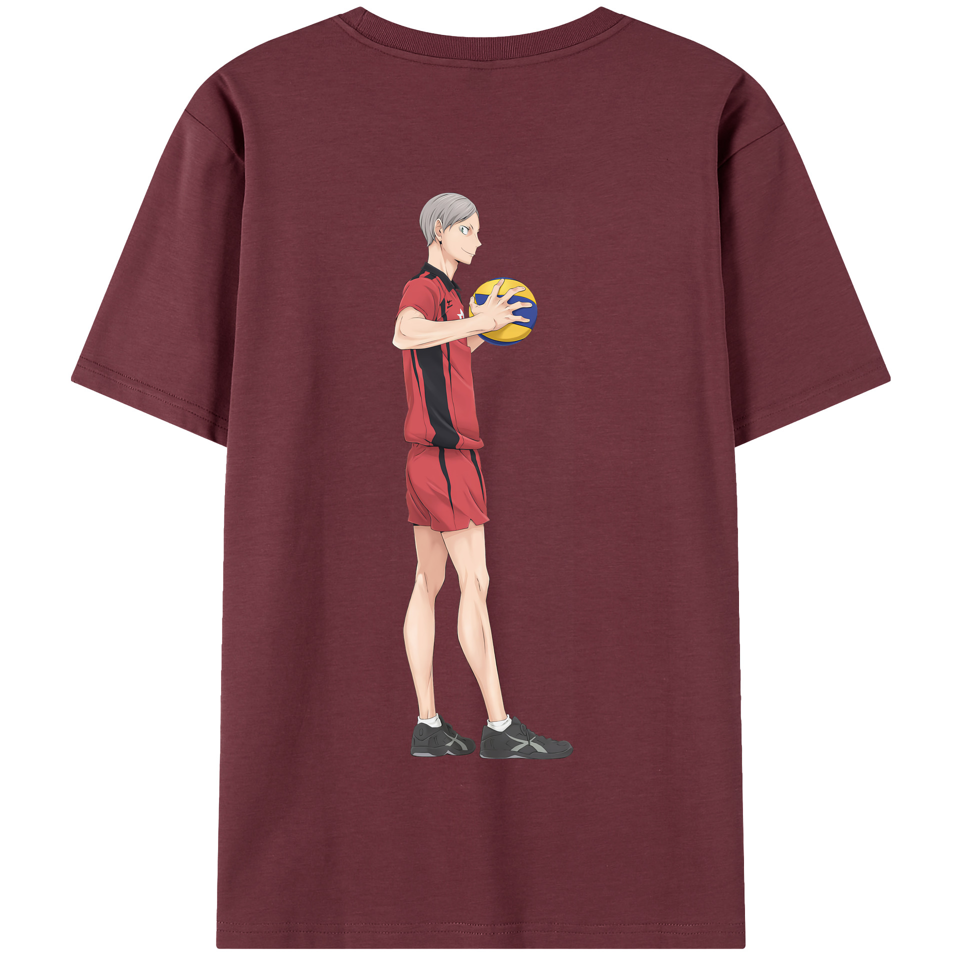 （画像用） ハイキュー!! Haikyu!! 綿100％半袖Tシャツ（背面プリント）
